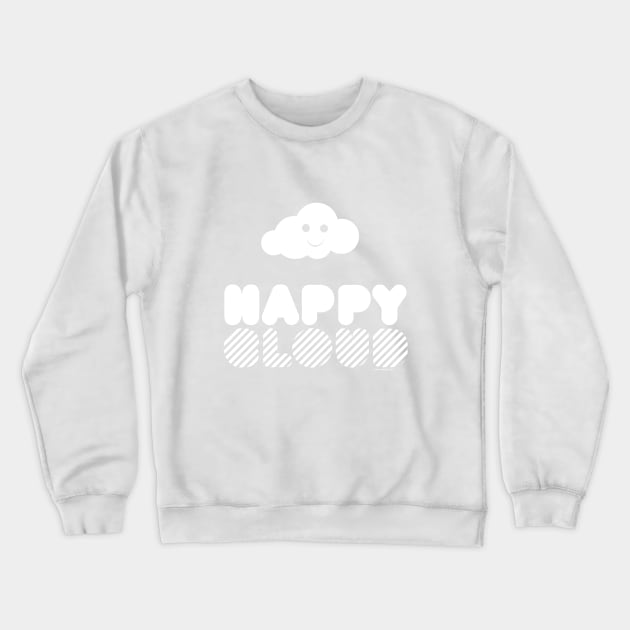 Happy Cloud /// Crewneck Sweatshirt by sub88